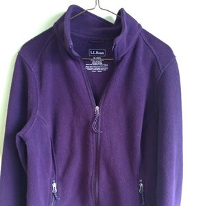 L.L. Bean fleece zip up jacket